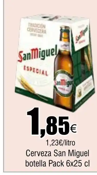 Cash FROIZ Cerveza San Miguel botella oferta
