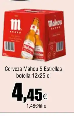Cash FROIZ Cerveza Mahou 5 Estrellas botella oferta