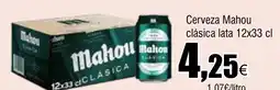 Cash FROIZ Cerveza Mahou clásica lata oferta