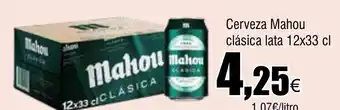 Cash FROIZ Cerveza Mahou clásica lata oferta
