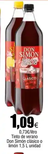 Cash FROIZ Tinto de verano Don Simón clásico o limón oferta