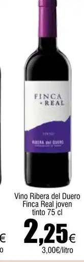 Cash FROIZ Vino Ribera del Duero Finca Real joven tinto oferta