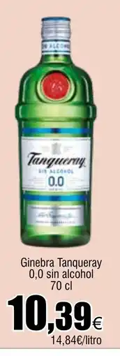 Cash FROIZ Ginebra Tanqueray 0,0 sin alcohol oferta