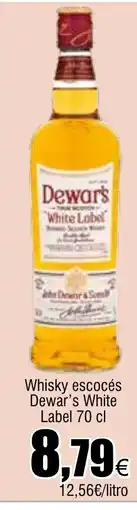 Cash FROIZ Whisky escocés Dewar's White Label oferta
