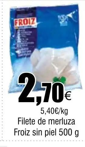 Cash FROIZ Filete de merluza Froiz sin piel oferta