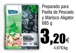 Cash FROIZ Preparado para Paella de Pescado y Marisco Aligator oferta