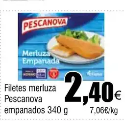 Cash FROIZ Filetes merluza Pescanova empanados oferta