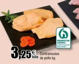 Cash FROIZ Contramuslos kilo de pollo oferta