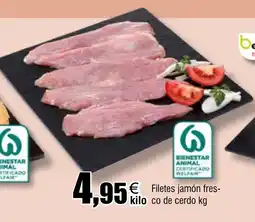 Cash FROIZ Filetes jamón fres- kilo co de cerdo oferta