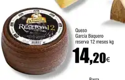 Cash FROIZ Queso García Baquero reserva 12 meses oferta