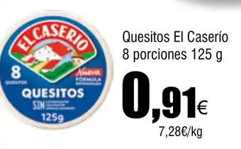 Cash FROIZ Quesitos El Caserío 8 porciones oferta