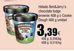 Cash FROIZ Helado Ben&Jerry's chocolate fudge oferta