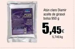 Cash FROIZ Atún claro Diamir aceite de girasol bolsa oferta