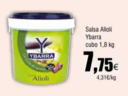 Cash FROIZ Salsa Alioli Ybarra cubo oferta