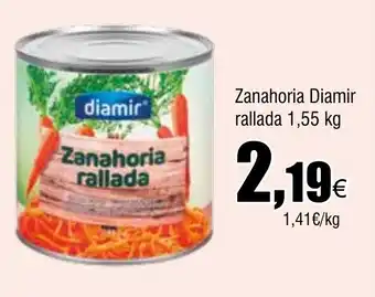 Cash FROIZ Zanahoria Diamir rallada oferta