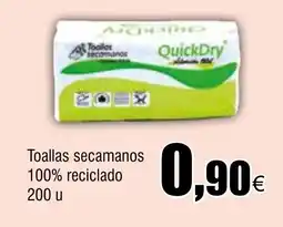 Cash FROIZ Toallas secamanos 100% reciclado oferta
