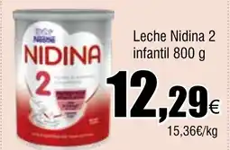 Cash FROIZ Leche Nidina 2 infantil oferta