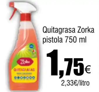 Cash FROIZ Quitagrasa Zorka pistola oferta