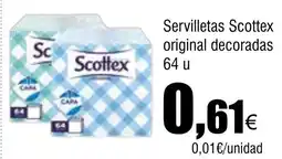 Cash FROIZ Servilletas Scottex original decoradas oferta
