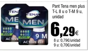 Cash FROIZ Pant Tena men plus oferta