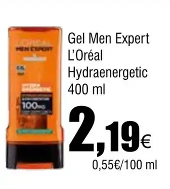 Cash FROIZ Gel Men Expert L'Oréal Hydraenergetic oferta
