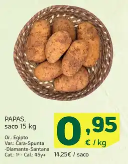 HiperDino Papas oferta