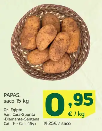 HiperDino Papas oferta