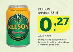HiperDino KELSON cerveza oferta