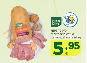 HiperDino HIPERDINO mortadela estilo italiana oferta