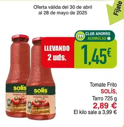 Minymas SOLIS Tomate Frito oferta