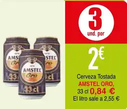 Minymas AMSTEL ORO Cerveza Tostada oferta