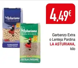 Minymas LA ASTURIANA Garbanzo Extra o Lenteja Pardina oferta