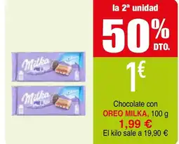 Minymas OREO MILKA Chocolate con oferta