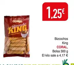 Minymas CORAL Bizcochos oferta
