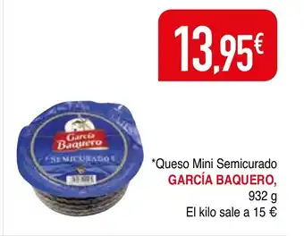 Minymas GARCÍA BAQUERO Queso Mini Semicurado oferta