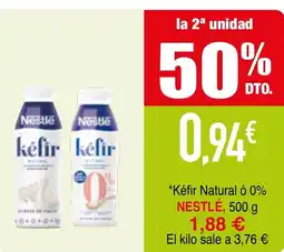 Minymas NESTLÉ Kéfir Natural ó 0% oferta