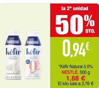 Minymas NESTLÉ Kéfir Natural ó 0% oferta