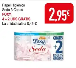 Minymas FOXY Papel Higiénico Seda 3 Capas oferta