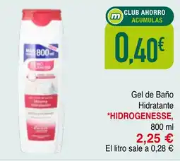 Minymas HIDROGENESSE Gel de Baño Hidratante oferta