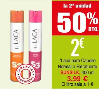 Minymas SUNSILK Laca para Cabello Normal o Extrafuerte oferta