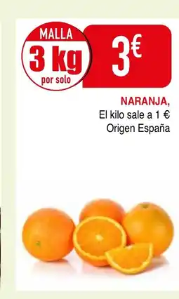 Minymas Naranja oferta