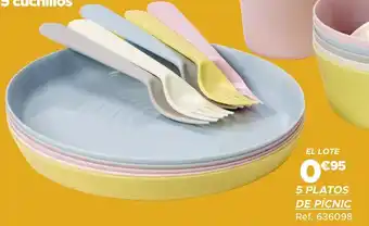 GiFi 5 platos de pícnic oferta