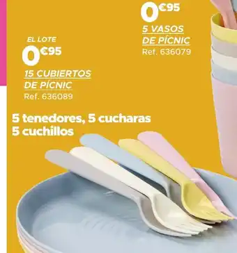 GiFi 15 cubiertos de pícnic oferta