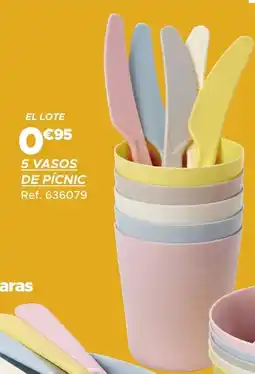 GiFi 5 vasos de pícnic oferta