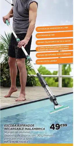 GiFi Escoba aspirador recargable inalámbrica oferta