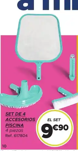 GiFi Set de 4 accesorios piscina oferta
