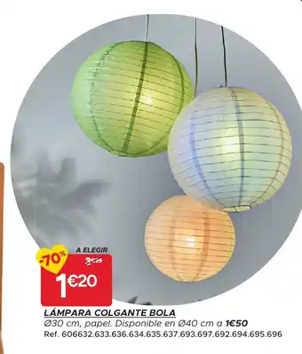 GiFi Lámpara colgante bola oferta