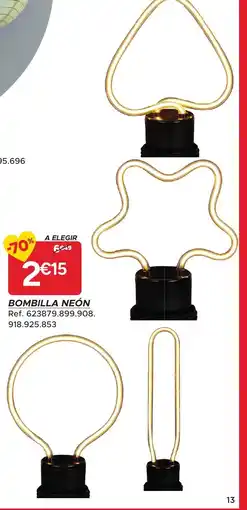 GiFi Bombilla neón oferta