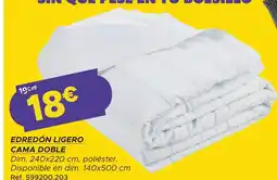 GiFi Edredón ligero cama doble oferta