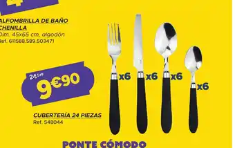 GiFi Cubertería 24 piezas oferta